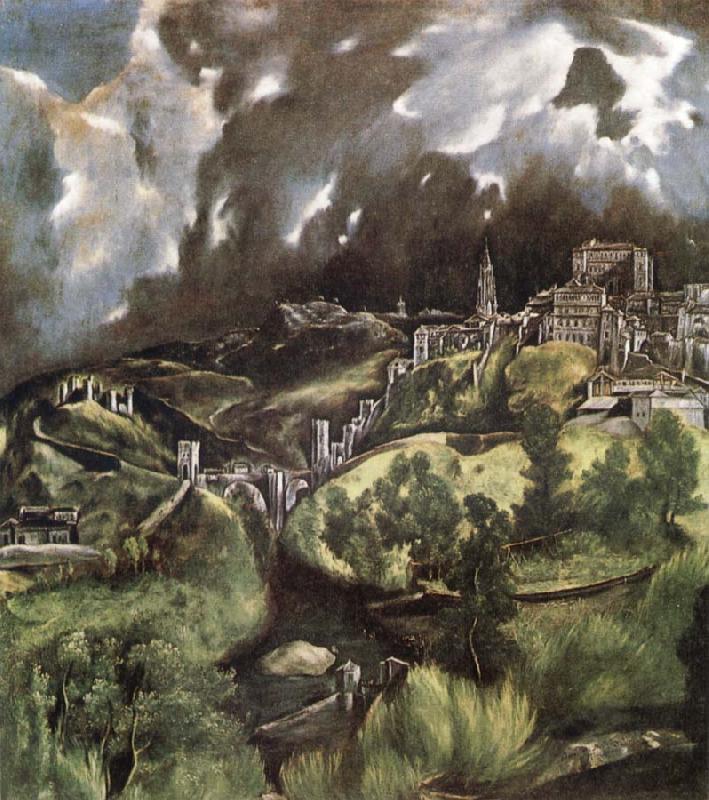 El Greco View of Toledo China oil painting art